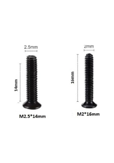 20 Adet 14 16 MM Laptop Vidası Kilitli Poşetli
