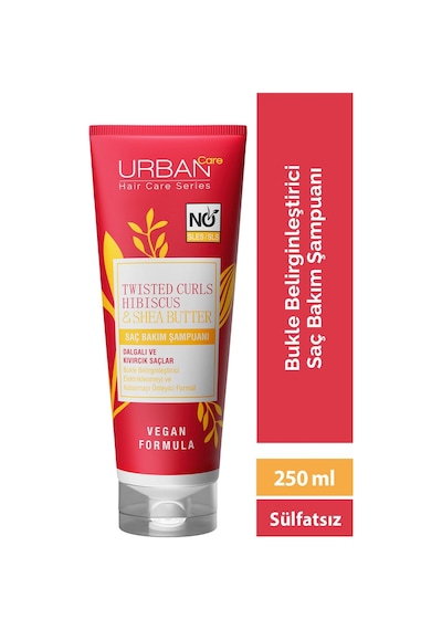Hibiscus & Shea Butter Kıvırcık Ve Dalgalı Saçlara Özel Saç Bakım Şampuanı-sülfatsız-250ml