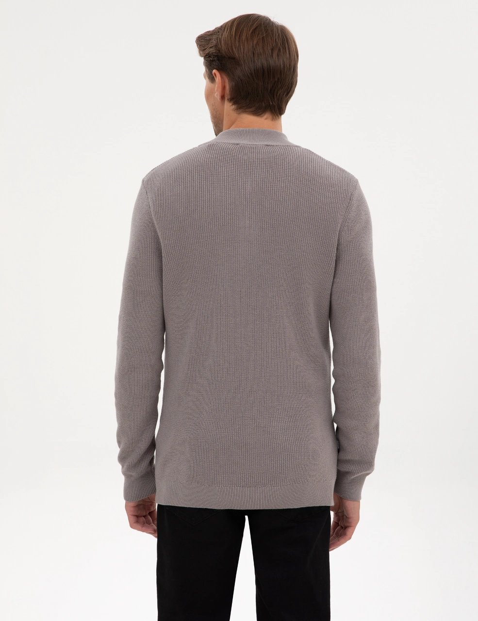 Pierre Cardin Erkek Açık Gri Melanj Kazak /triko 50317363-vr091 Açık Gri Melanj