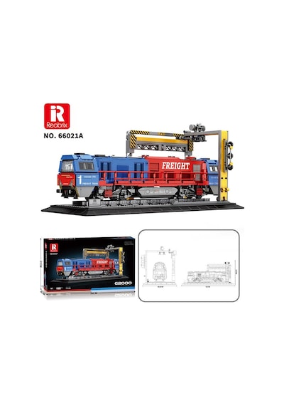 Reobrix Technic 66021 Avrupa Yük Treni G2000 European Freight Train Yaratıcı Yapı Blok Seti Building Blocks - 1980 Parça Reobrix Technic 66021 Avrupa Yük Treni G2000 European Freight Train Yaratıcı Yapı Blok Seti Building Blocks - 1980 Parça