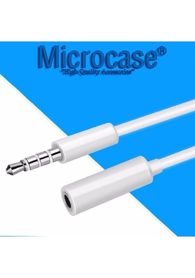 Microcase 3.5 Mm Aux, Kulaklık Uzatma Kablosu 1 Metre - Mh023