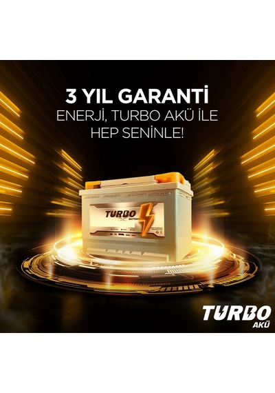Turbo 74 Ah. 72 Amper Uyumlu 600a En 3 Yıl Petlas li Üretim Tarihi: 2026
