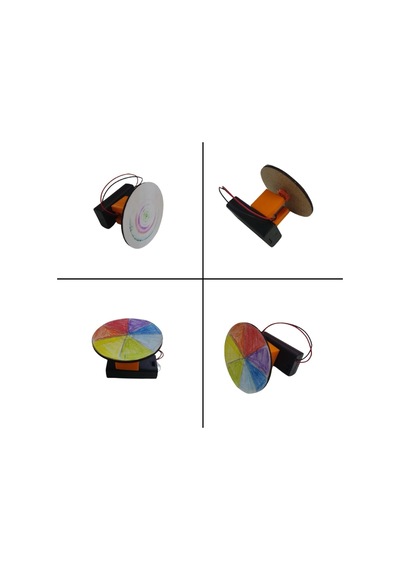 Renk Çarkı Yapım Seti - Stem Bilim Seti Kendin Yap Demonte Diy Set
