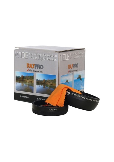 Raypro DCR-5500HD 55 MM 0.70x Ultra Geniş Açı + Makro Lens