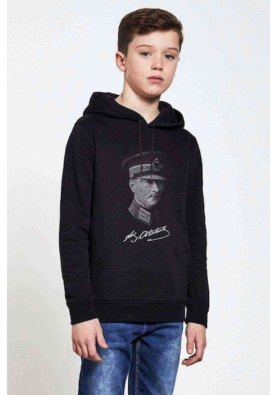 Tshirthane Mustafa Kemal Atatürk Asker Typografi Baskılı Unisex Çocuk Sweat (528694393)