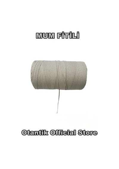 100 Mt Mum Fitili, %100 Pamuklu Mum Fitili, Mum Yapım Malzemesi