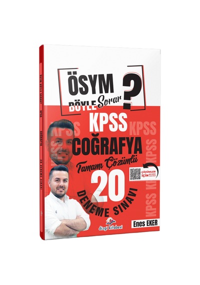 Dizgi Kitap Ösym Böyle Sorar 2026 Kpss Coğrafya Tamamı Pdf Çözümlü 20 Deneme Sınavı Enes Eker