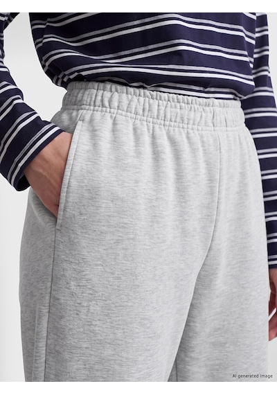 LC Waikiki Lc Waıkıkı Gri Beli Lastikli Kadın Jogger Eşofman Altı