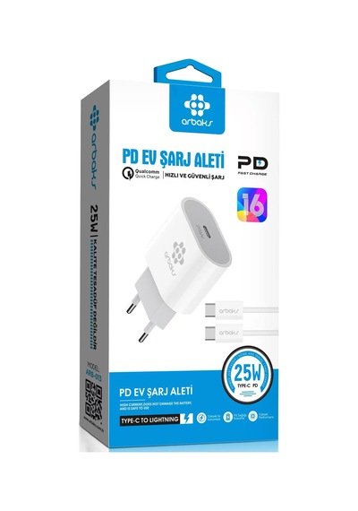 Ip 16 Serisi Pd 25w Şarj Aleti Arbaks Arb-013t
