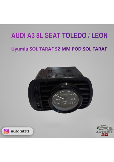 Audı A3 8l / Seat Toledo Leon Uyumlu 52 Mm Pod Sol Taraf Leon Uyumlu 52 Mm Pod