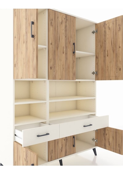 Hyperion Dolap 8 Raflı 2 Çekmeceli 6 Kapaklı 132x44x195 Aytaşı-çam/aytaşı Atlas Çam/aytası Hyperion Dolap 8 Raflı 2 Çekmeceli 6 Kapaklı 132x44x195 Aytaşı-çam/aytaşı Atlas Çam/aytası