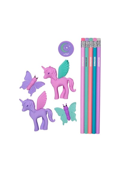 Smiggle Vision Silgili Ve Kalemli Kutulu Set Lila 470058