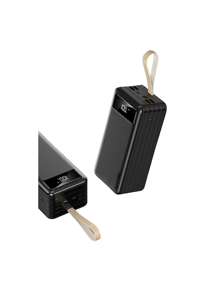 Hızlı Şarj 4 Çıkışlı Powerbank 60.000 Mah Taşınabilir Dijital Göstergeli Altın