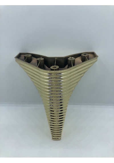 DEKORATİF, 15 CM GOLD KAPLAMA BAZA,KOLTUK,MOBİLYA AYAĞI (4 ADET)
