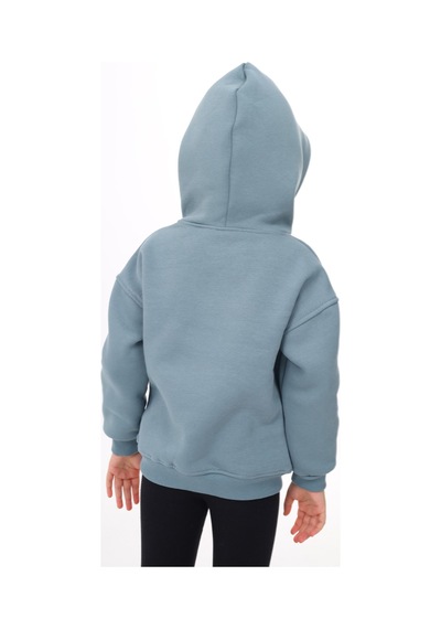 Toontoy Kız Çocuk Baskılı Sweatshirt Açık Mavi