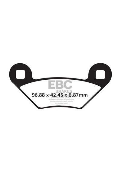 Ebc Fa475tt Polaris Sportsman Xp 1000 Fren Balatası Uyumlu