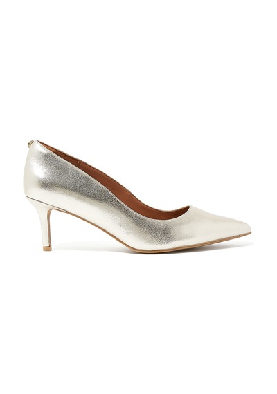 Kurt Geiger Altın Renkli 65mm Topuklu Şık Ayakkabısı