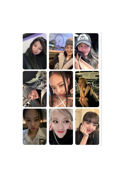 Black Pink 37 No -kpop- 9 Lu Fotokart Seti