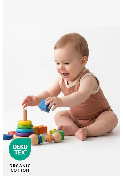 Luppinos Milena 3lü %100 Pamuk Bebek Atlet Set Çok Renkli