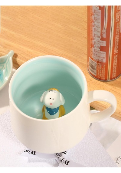 Mukko Home 3d Sevimli Koyun Figürlü Porselen Sürpriz Kupa - 350 Ml, Şık Ve Eğlenceli Tasarım,mavi Beyaz - Çok Renkli Mukko Home 3d Sevimli Koyun Figürlü Porselen Sürpriz Kupa - 350 Ml, Şık Ve Eğlenceli Tasarım,mavi Beyaz - Çok Renkli