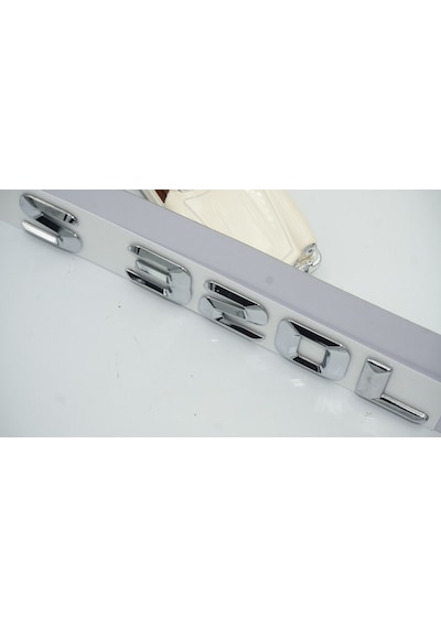 S320L Bagaj Krom Metal 3M 3D Yazı Logo