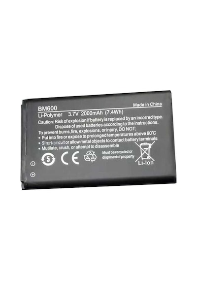 BM600 Li-Polymer 3.7V 2000 mAh 7.4 Wh Batarya