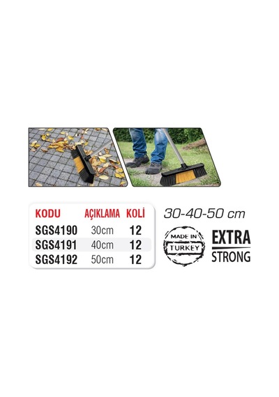 Sgs Profesyonel Çalı Fırçası 50 Cm Sgs4192