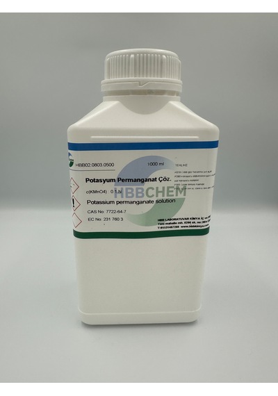 Potasyum Permanganat Çözeltisi 0.1 N 1 Litre