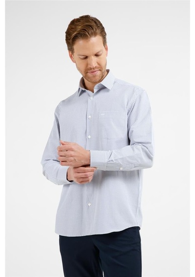 İmza Beyaz - Lacivert Kareli Desen Sert Yaka Uzun Kol Cepli Comfort Fit Pamuklu Gömlek 1004255209 Beyaz - Lacivert İmza Beyaz - Lacivert Kareli Desen Sert Yaka Uzun Kol Cepli Comfort Fit Pamuklu Gömlek 1004255209 Beyaz - Lacivert