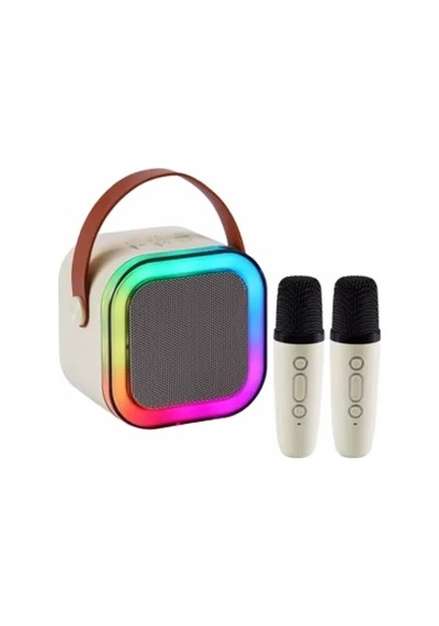 2 Mikrafonlu Speaker Siyah