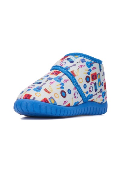 Günlük Unisex Çocuk Panduf Ev Ayakkabısı Esnek Kaymaz Taban Cırtlı Kreş Anaokulu Ayakkabı 263 Saks Günlük Unisex Çocuk Panduf Ev Ayakkabısı Esnek Kaymaz Taban Cırtlı Kreş Anaokulu Ayakkabı 263 Saks