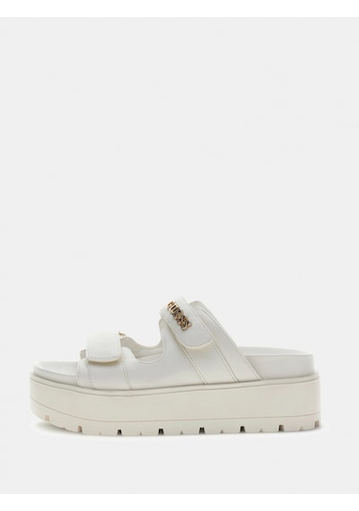Guess Faxon Kadın Beyaz Sandalet Fljfaxele03-cream Beyaz