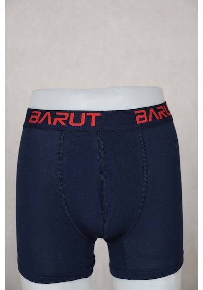 Barut Erkek Penye Likralı Boxer Lacivert