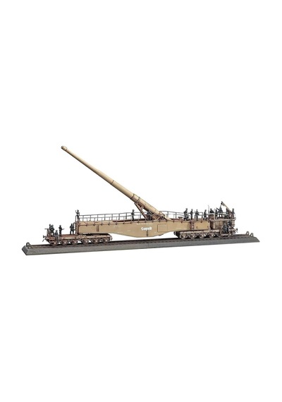 Hasegawa 30070 1/72 Ölçek, German Railway Gun K5 E Leopold Winter Camouflage W/figure, Plastik Model Kiti-57152