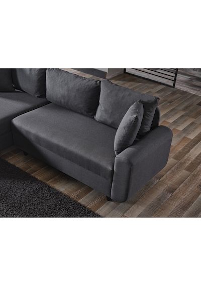 Kagu Corner Flavia Köşe Takımı Koyu Gri