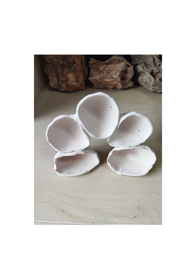 Art White Five 5x16x13h No:17