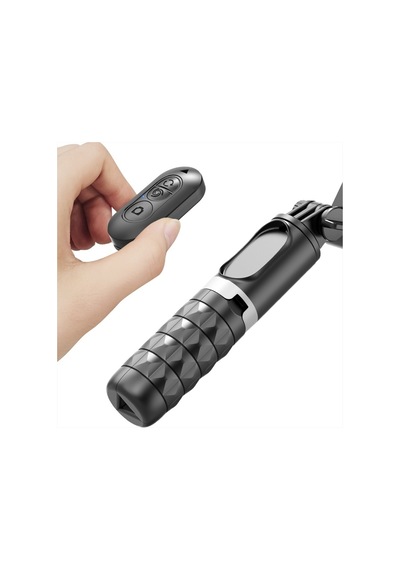 Wiwu Wİ-SE006 Savaş Tanrısı Gimbal Stabilizatör Dolgu Hafif Selfie Sopa Siyah