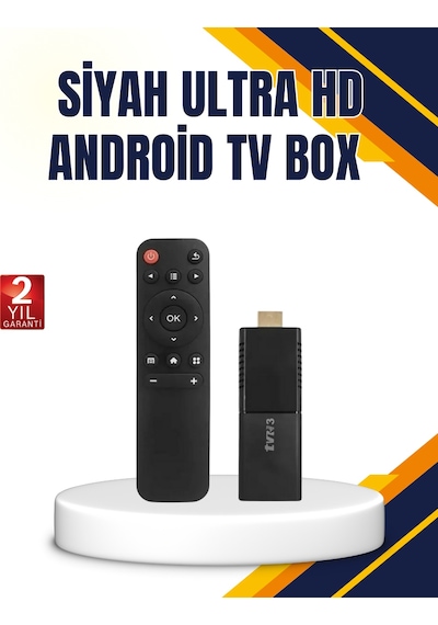 Android Tv Stick 4k Ultra Hd Görüntü Destekli
