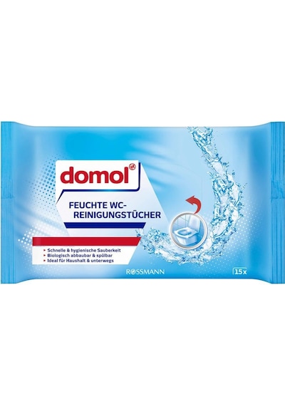 Domol Islak Temizlik Bezi Tuvalet Hijyeni İçin 15 Adet T40639