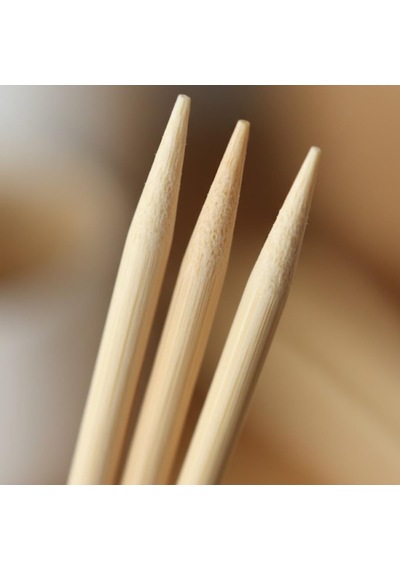100 Adet Ahşap Şiş 30 Cm İnce Bambu Çöp Şiş Mangal, Izgara Ve Sunum Şişi
