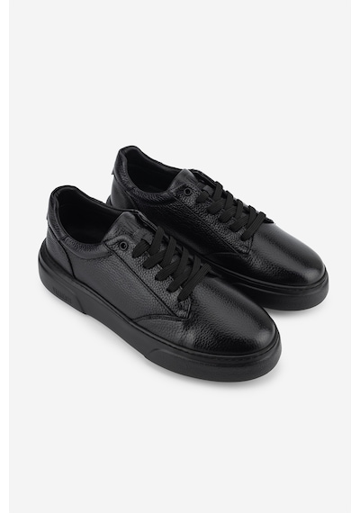 Valmenti Erkek Hakiki Deri Siyah/siyah Sneakers & Spor Ayakkabı 1212 2509 Erk Ayk Sk26-27 Syh Tbn/syh Fltr