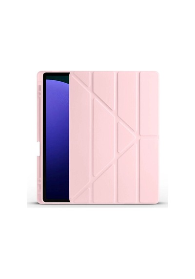 Galaxy Uyumlu Tab S9 Plus Kılıf Zore Tri Folding Kalem Bölmeli Standlı Kılıf