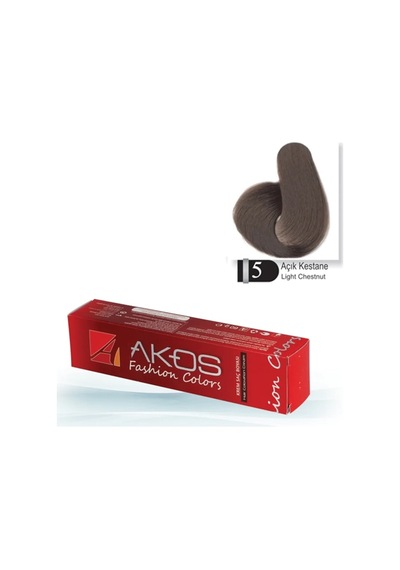 Akos Saç Boyası Açık Kestane 5