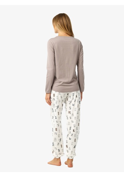 Blackspade Kadın Pijama Takımı 52265 - Vizon