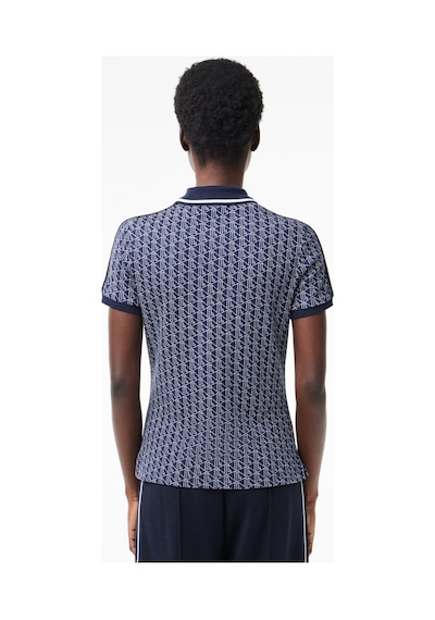 Lacoste Slim Fit Polo T-shirt Kadın Polo Yaka Tişört Lacivert