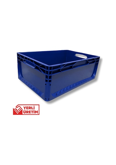 Alpbx 1.kalite Mavi Plastik Kasa 60x40x22 Cm - Kutu 44 Litre Mavi