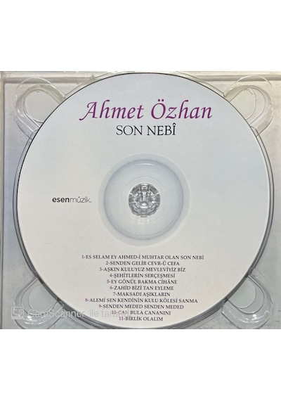 Plak Değildir Kaset Tir Cd Ahmet Özhan Son Nebi Cd