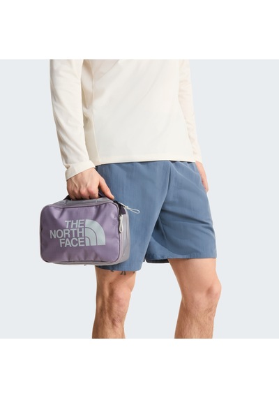 The North Face Base Camp Voyager Toiletry Kit Seyahat Çantası-33085 Açık Gri-koyu Vizon