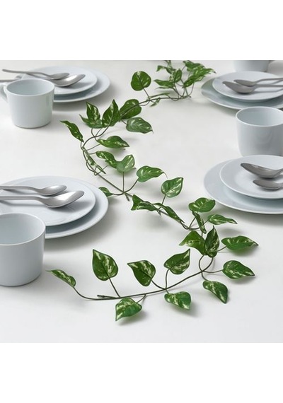 Ikea Smycka Yapay Çelenk, Yeşil, 1.5 M, İç/dış Mekan
