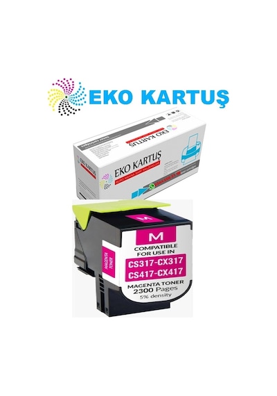 Lexmark Cs317-71b50m0 Kırmızı Uyumlu, Toner